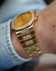 Patek Philippe Yellow Gold Nautilus Ref. 3800/5 with Factory Diamonds