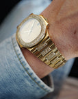 Patek Philippe Yellow Gold Nautilus Ref. 3800/5 with Factory Diamonds