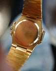 Patek Philippe Yellow Gold Nautilus Ref. 3800/5 with Factory Diamonds