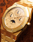 Audemars Piguet - Audemars Piguet Yellow Gold Royal Oak Perpetual Watch Ref. 25554BA in Outstanding Original Condition - The Keystone Watches