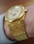Audemars Piguet - Audemars Piguet Yellow Gold Royal Oak Perpetual Watch Ref. 25554BA in Outstanding Original Condition - The Keystone Watches
