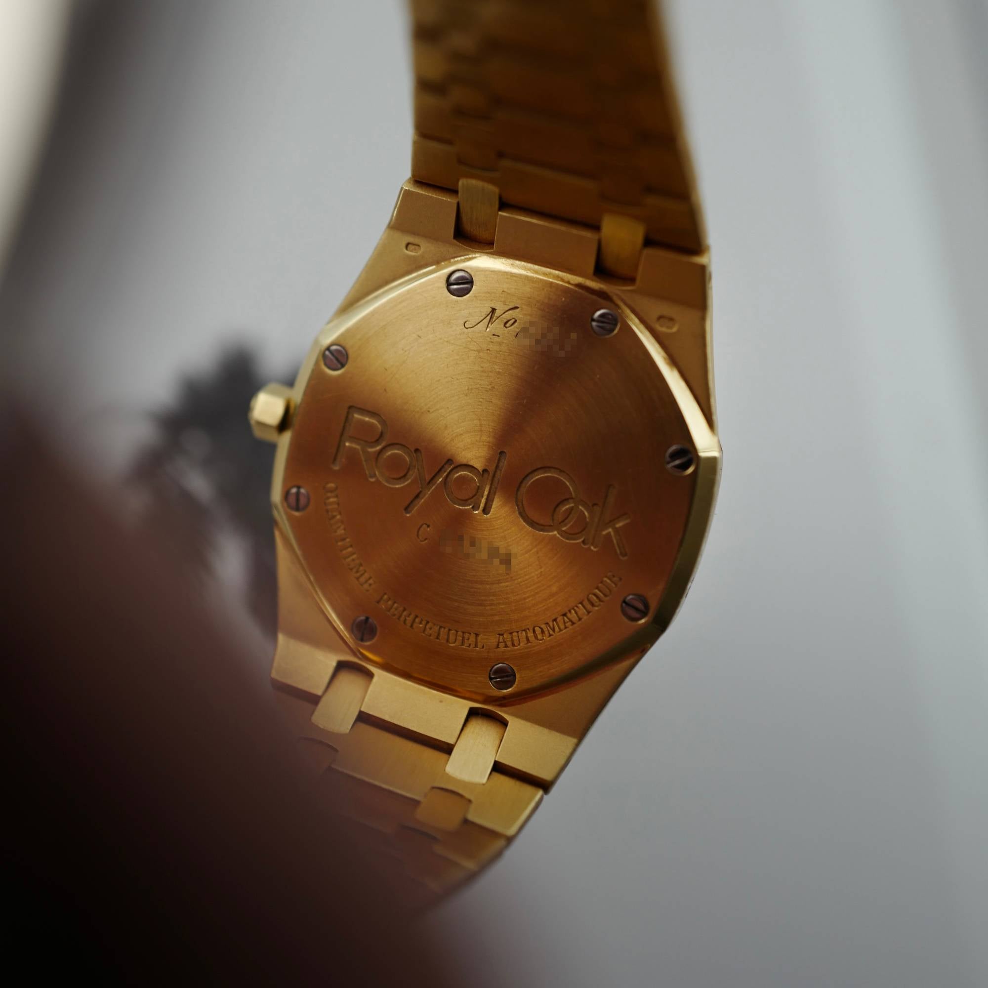 Audemars Piguet - Audemars Piguet Yellow Gold Royal Oak Perpetual Watch Ref. 25554BA in Outstanding Original Condition - The Keystone Watches