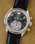 Patek Philippe - Patek Philippe Platinum Annual Calendar Chronograph Ref. 5960 with Original Box and Papers - The Keystone Watches