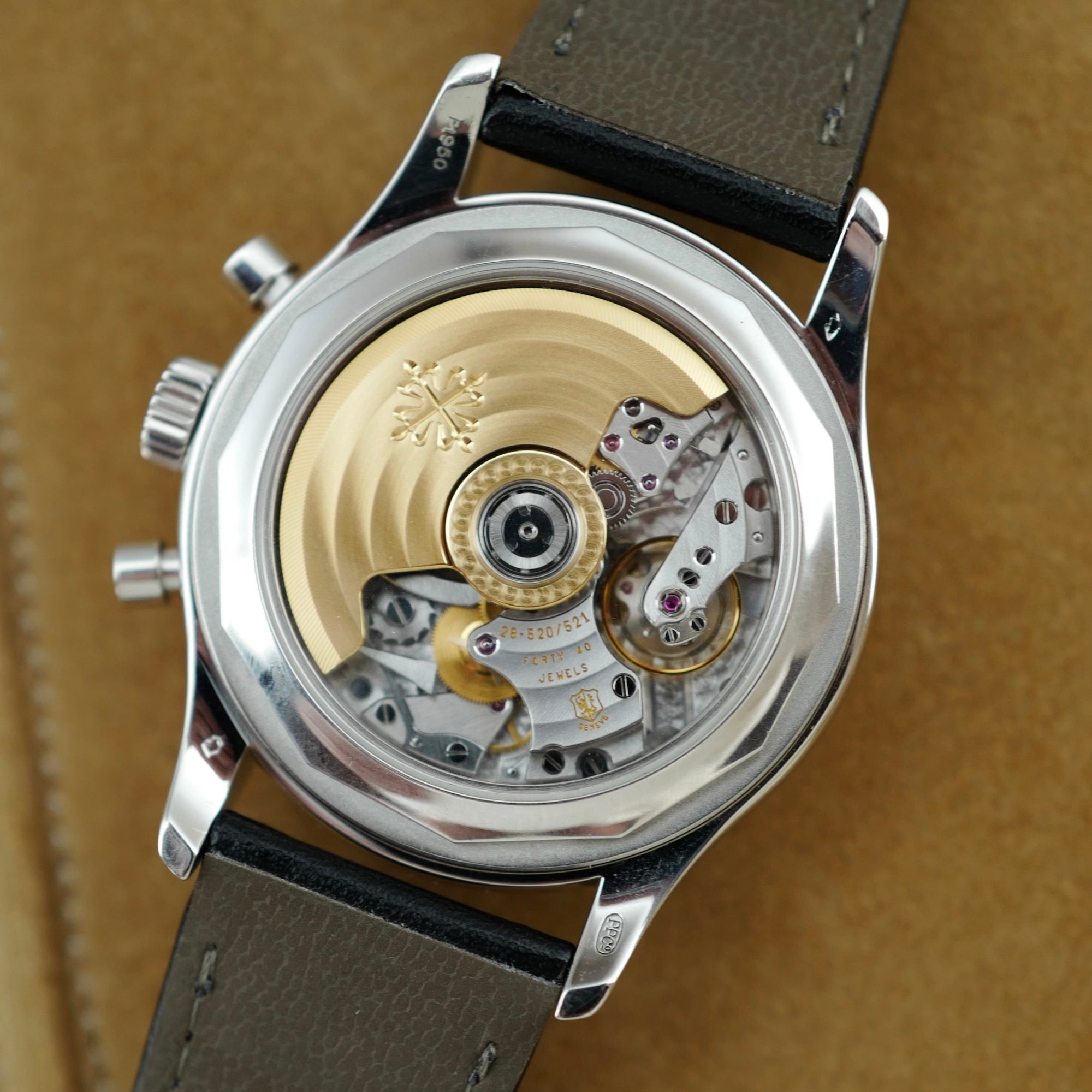 Patek Philippe - Patek Philippe Platinum Annual Calendar Chronograph Ref. 5960 with Original Box and Papers - The Keystone Watches