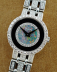 Piaget - Piaget White Gold and Diamond Watch Ref. 8056 with Opal and Onyx Dial - The Keystone Watches