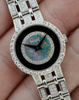 Piaget - Piaget White Gold and Diamond Watch Ref. 8056 with Opal and Onyx Dial - The Keystone Watches