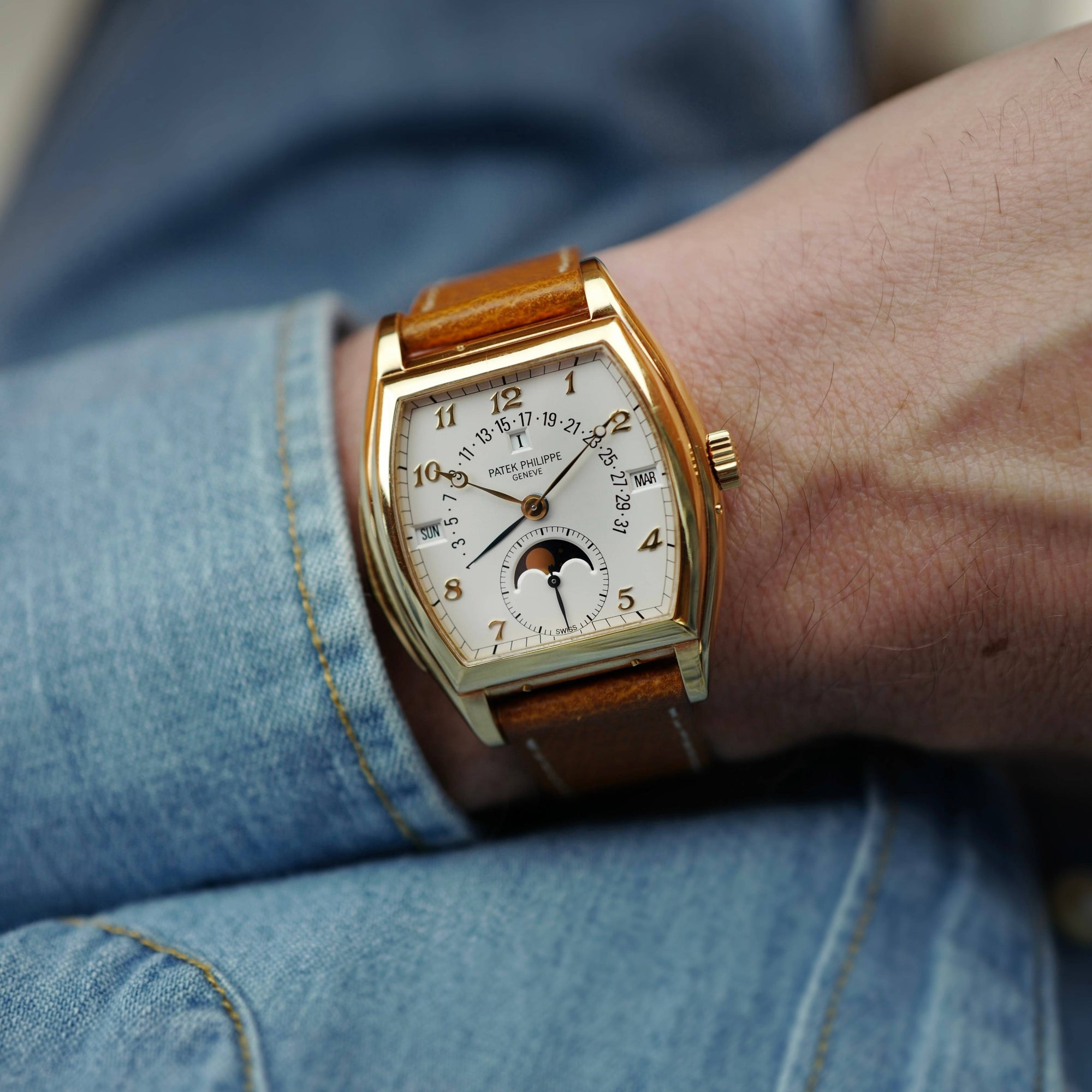 Patek Philippe - Patek Philippe Yellow Gold Perpetual Calendar Minute Repeater Ref. 5013 - The Keystone Watches