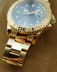 Rolex Yellow Gold Yachtmaster Ref. 16628 with Blue Dial
