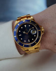 Rolex Yellow Gold Submariner Ref. 16618 in Outstanding Condition