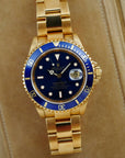 Rolex Yellow Gold Submariner Ref. 16618 in Outstanding Condition