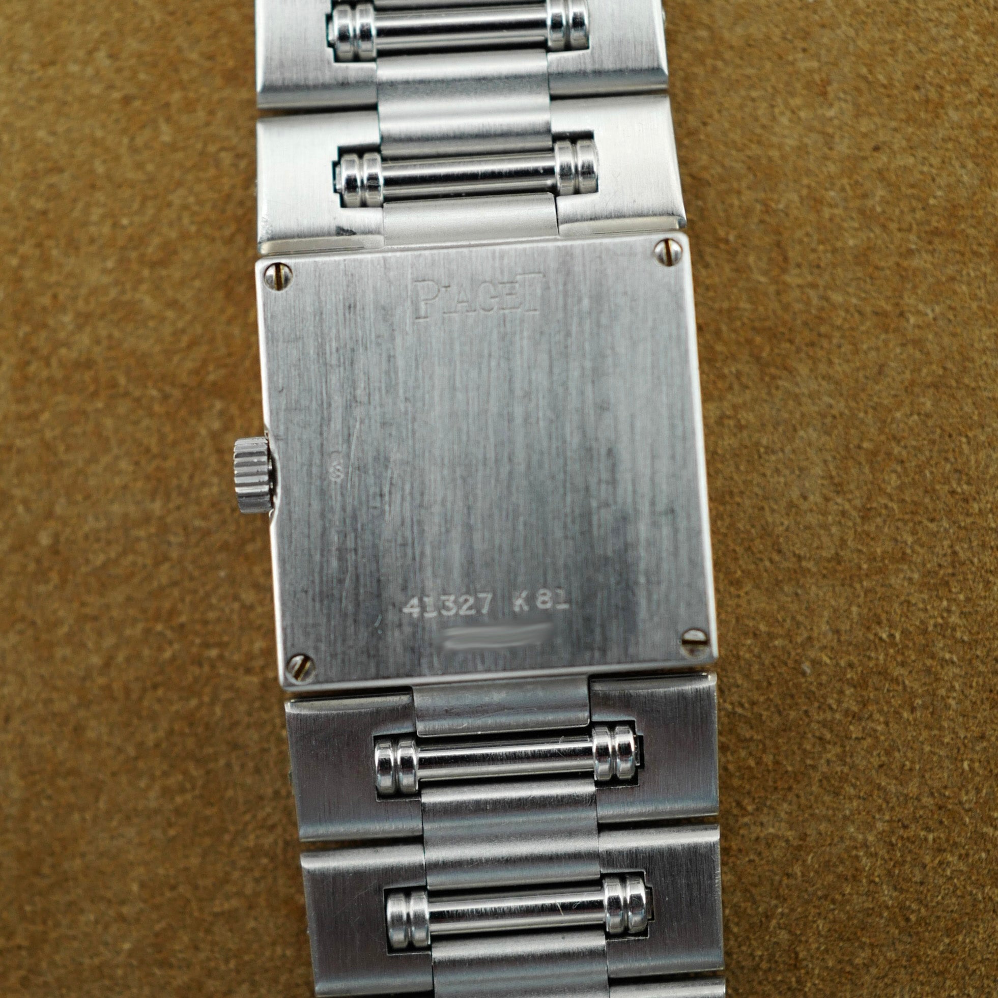 Piaget White Gold Dancer with Opal Onyx and Diamond Dial Ref. 4132K81
