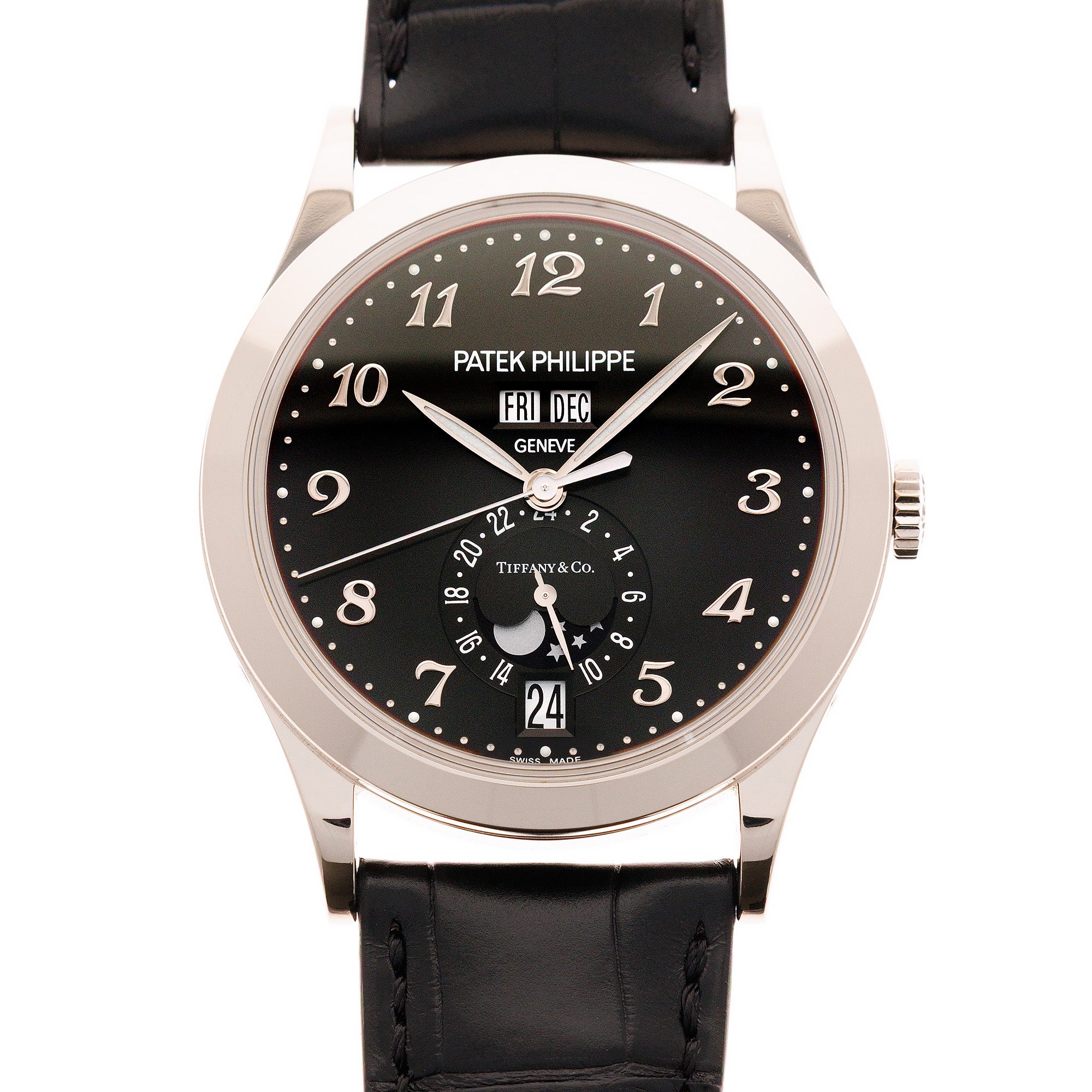 Patek Philippe - Patek Philippe White Gold Annual Calendar Tiffany & Co Watch. Ref. 5396G-012 - The Keystone Watches