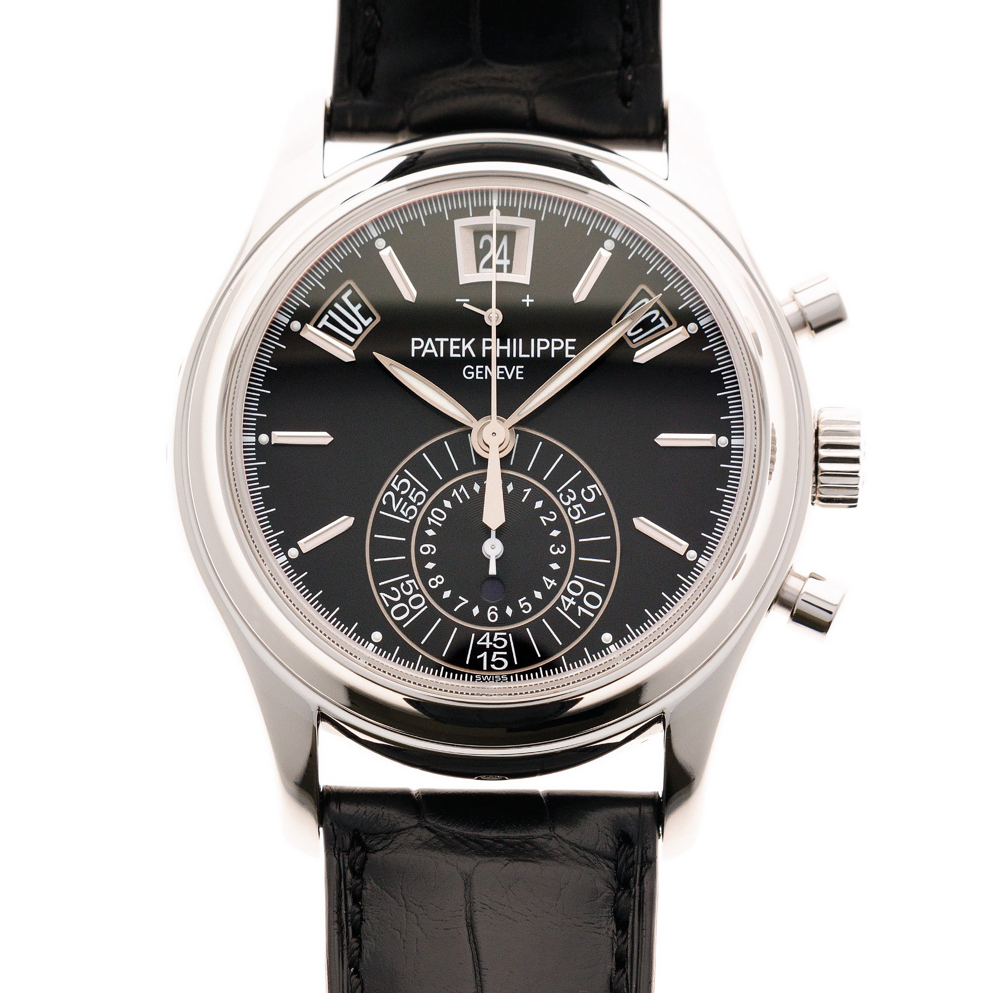 Patek Philippe Platinum Annual Calendar Chronograph Watch Ref. 5960