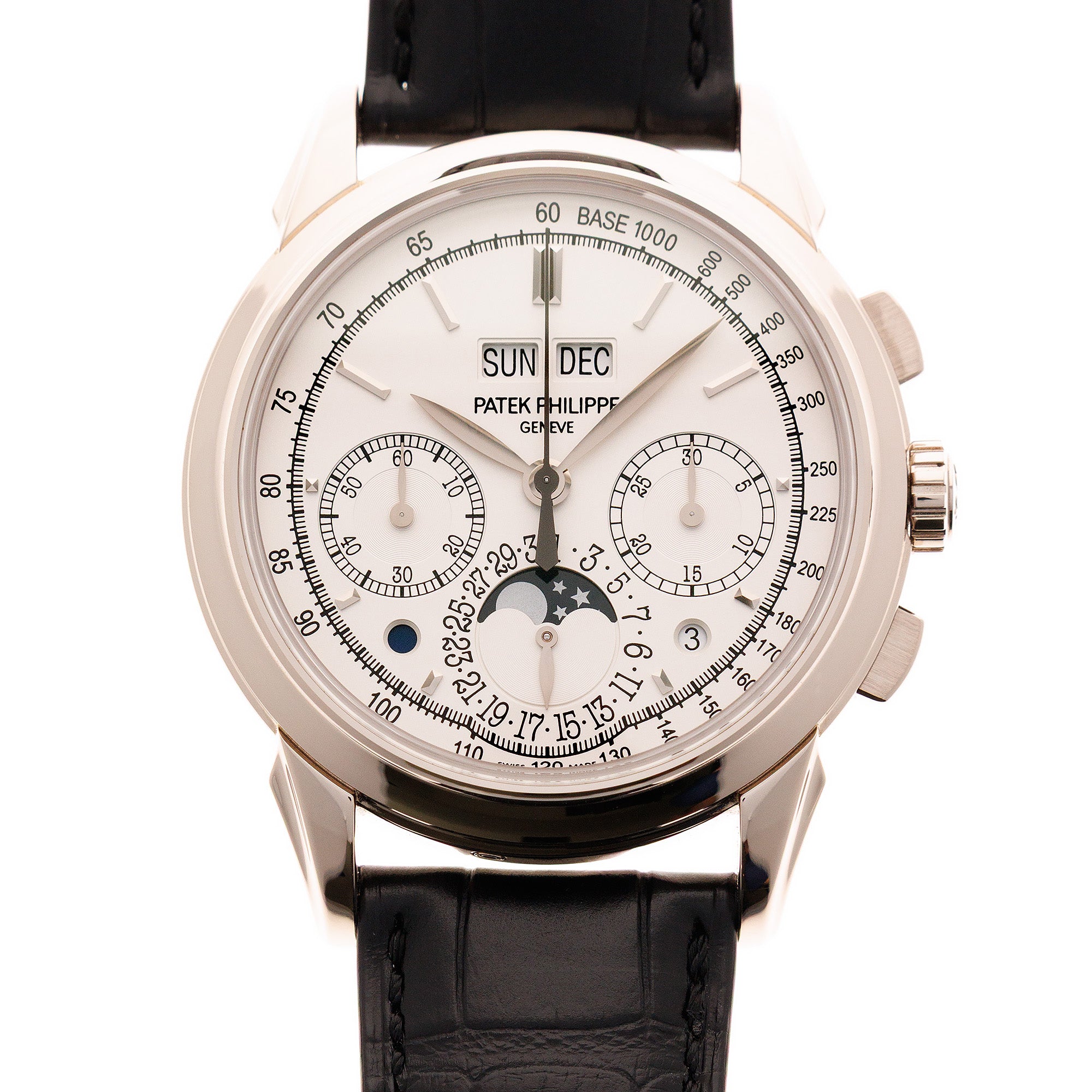 Patek Philippe - Patek Philippe White Gold Perpetual Calendar Chronograph Watch Ref. 5270G-013 with Original Box and Papers - The Keystone Watches