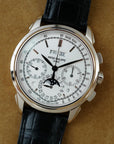 Patek Philippe - Patek Philippe White Gold Perpetual Calendar Chronograph Watch Ref. 5270G-013 with Original Box and Papers - The Keystone Watches