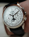 Patek Philippe - Patek Philippe White Gold Perpetual Calendar Chronograph Watch Ref. 5270G-013 with Original Box and Papers - The Keystone Watches
