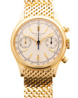 Patek Philippe - Patek Philippe Yellow Gold Tasti Tondi Chronograph Watch Ref. 1463 on Gay Freres Bracelet - The Keystone Watches