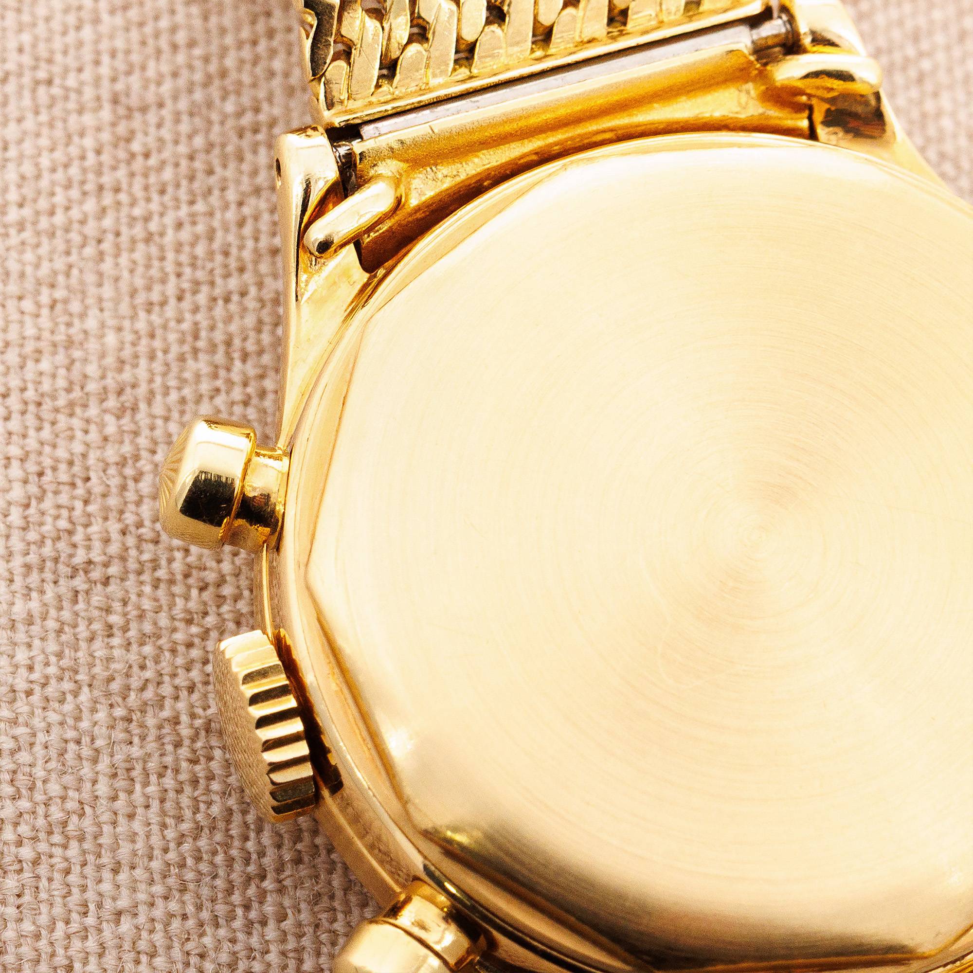 Patek Philippe - Patek Philippe Yellow Gold Tasti Tondi Chronograph Watch Ref. 1463 on Gay Freres Bracelet - The Keystone Watches
