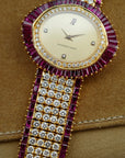 Audemars Piguet Yellow Gold Ruby & Diamond Watch