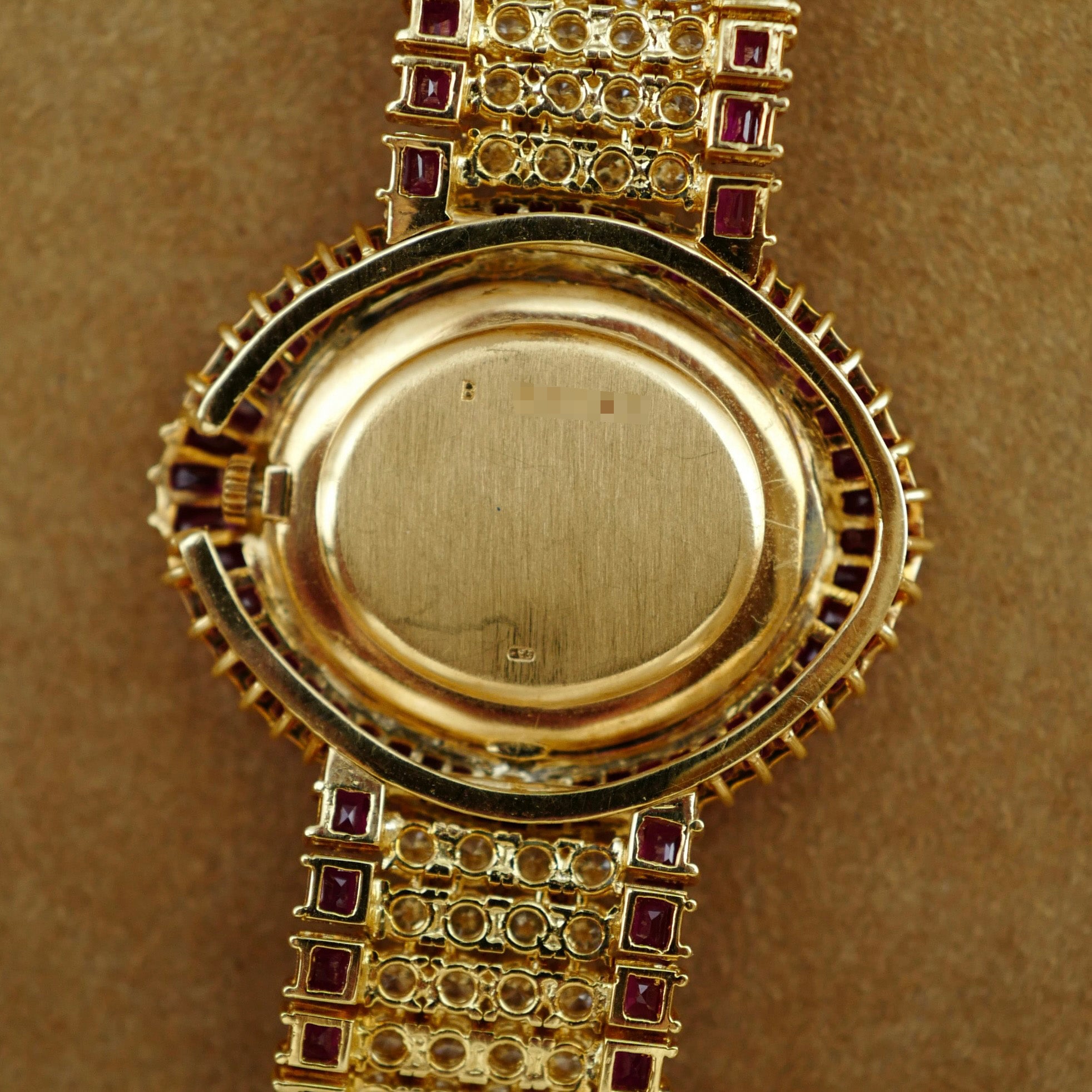 Audemars Piguet Yellow Gold Ruby & Diamond Watch