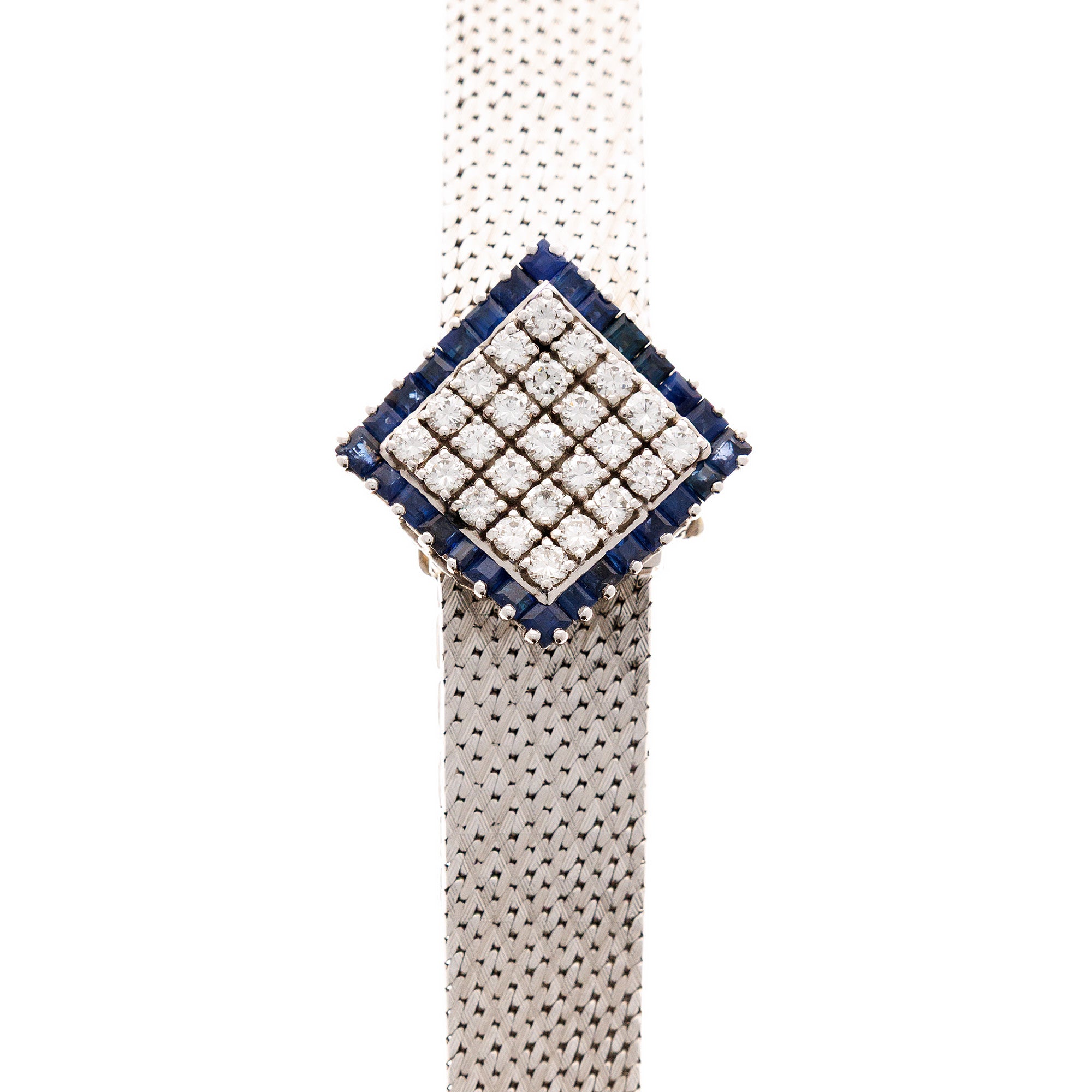 IWC White Gold Sapphire and Diamond Cover Watch