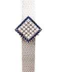 IWC White Gold Sapphire and Diamond Cover Watch