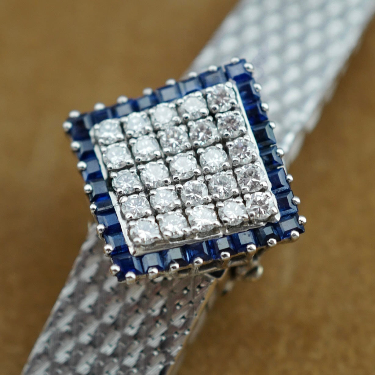 IWC White Gold Sapphire and Diamond Cover Watch