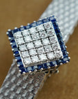 IWC White Gold Sapphire and Diamond Cover Watch