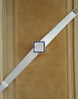 IWC White Gold Sapphire and Diamond Cover Watch