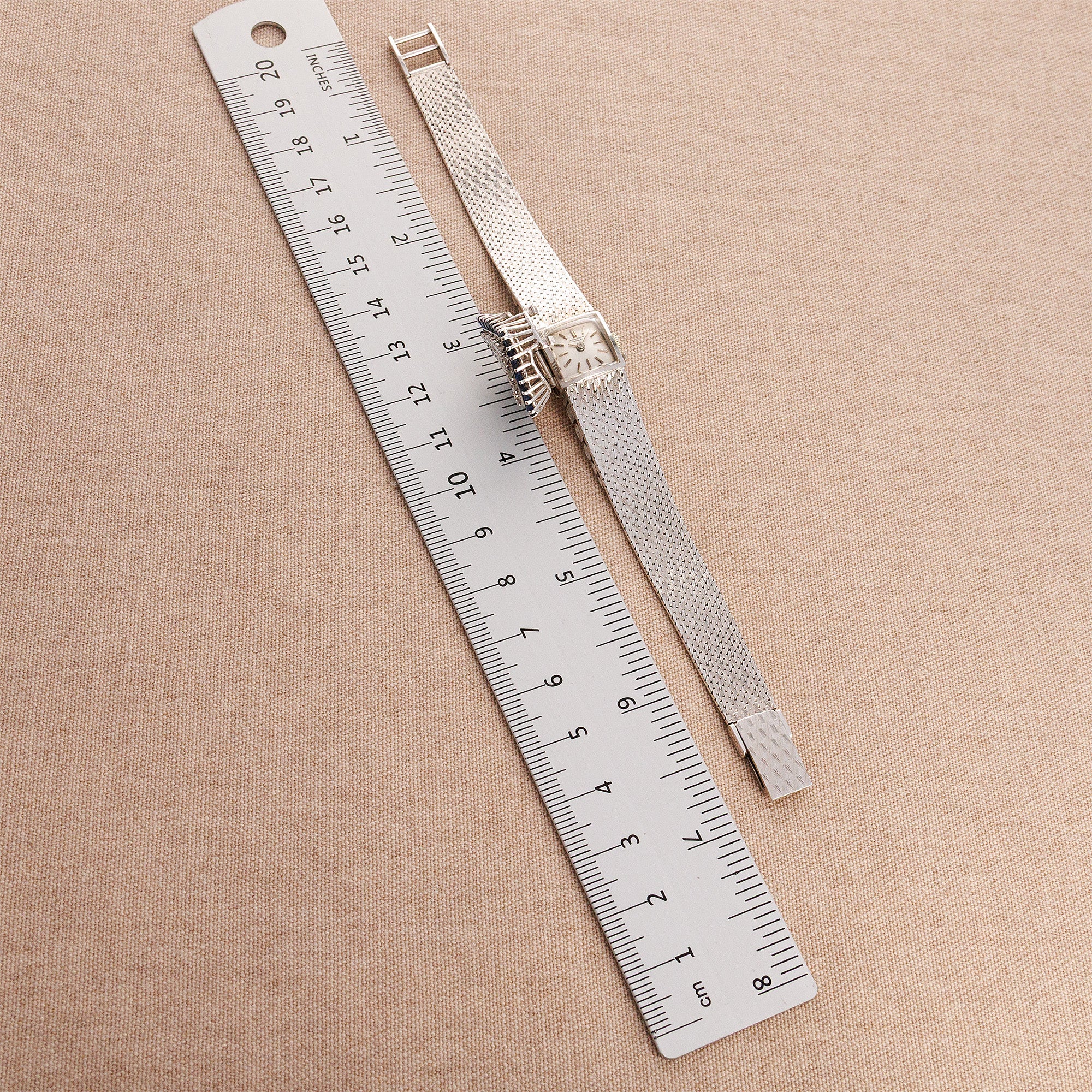IWC White Gold Sapphire and Diamond Cover Watch