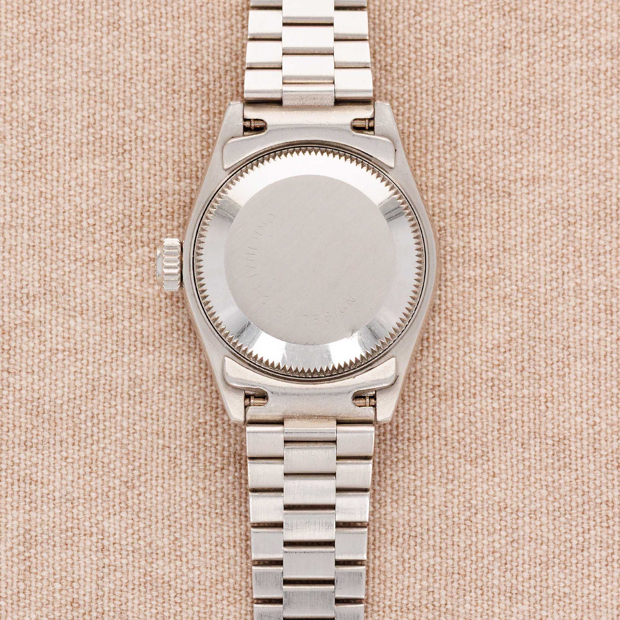 Rolex Platinum Ladies Datejust Diamond Ref. 69136