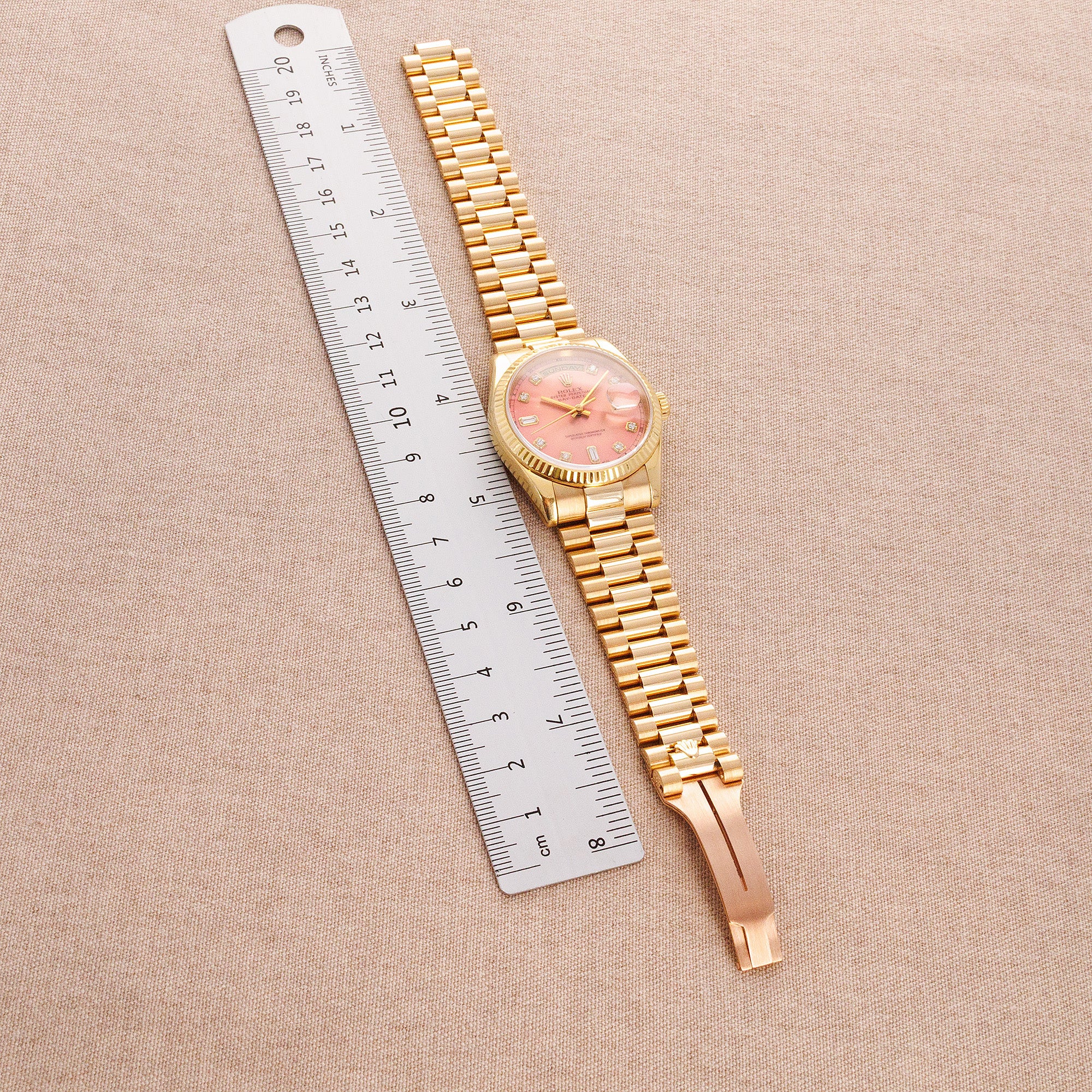 Rolex Yellow Gold Day Date Ref. 118238 with Tropical Dial
