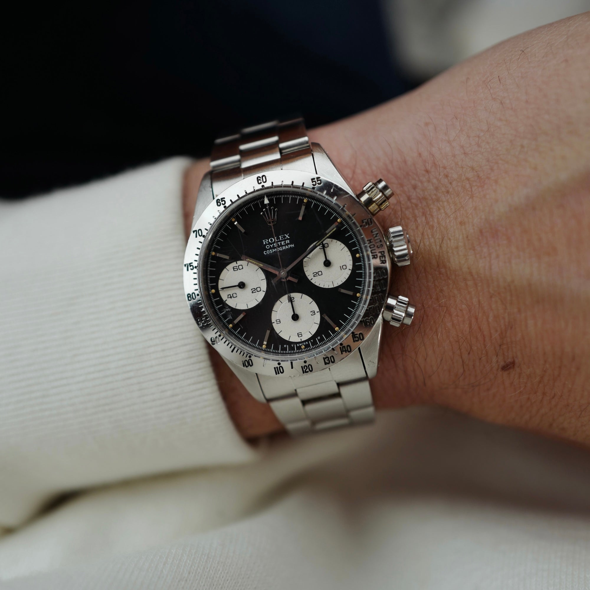 Rolex - Rolex Steel Daytona Ref. 6265 with Black Sigma Dial - The Keystone Watches