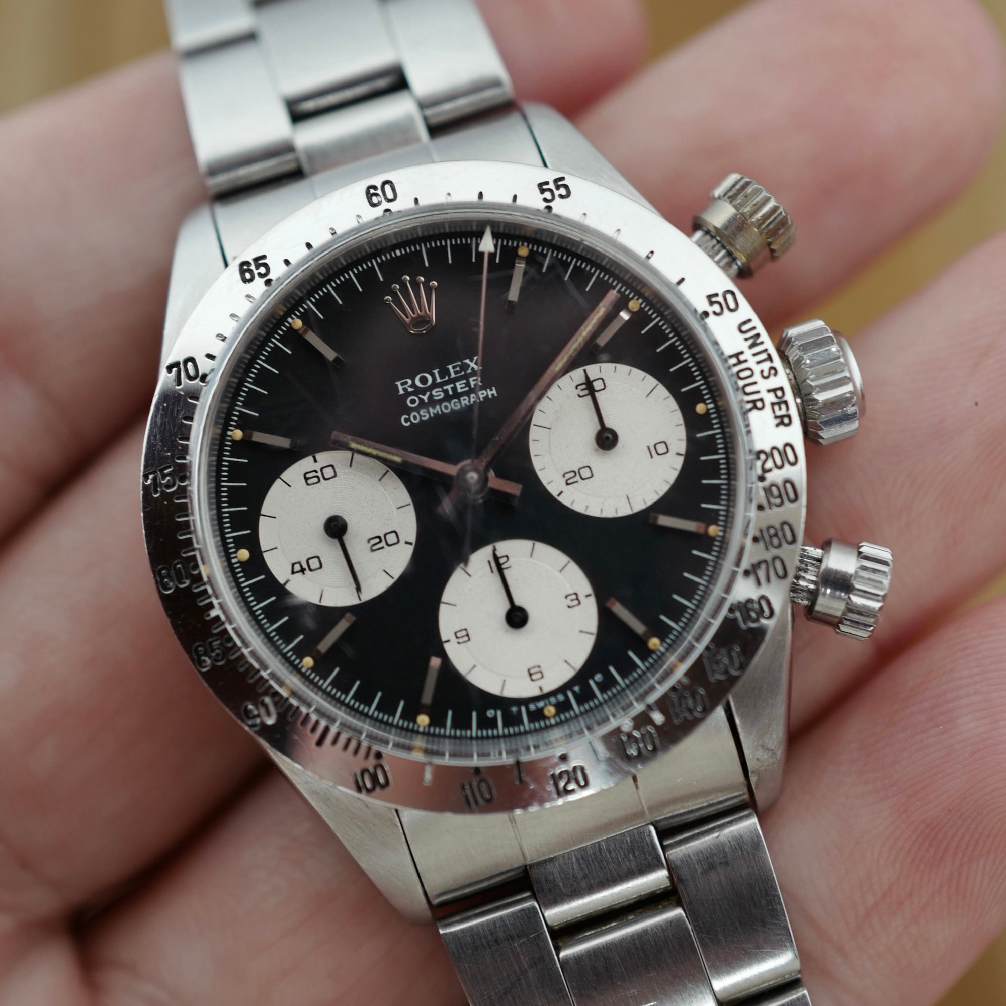 Rolex - Rolex Steel Daytona Ref. 6265 with Black Sigma Dial - The Keystone Watches