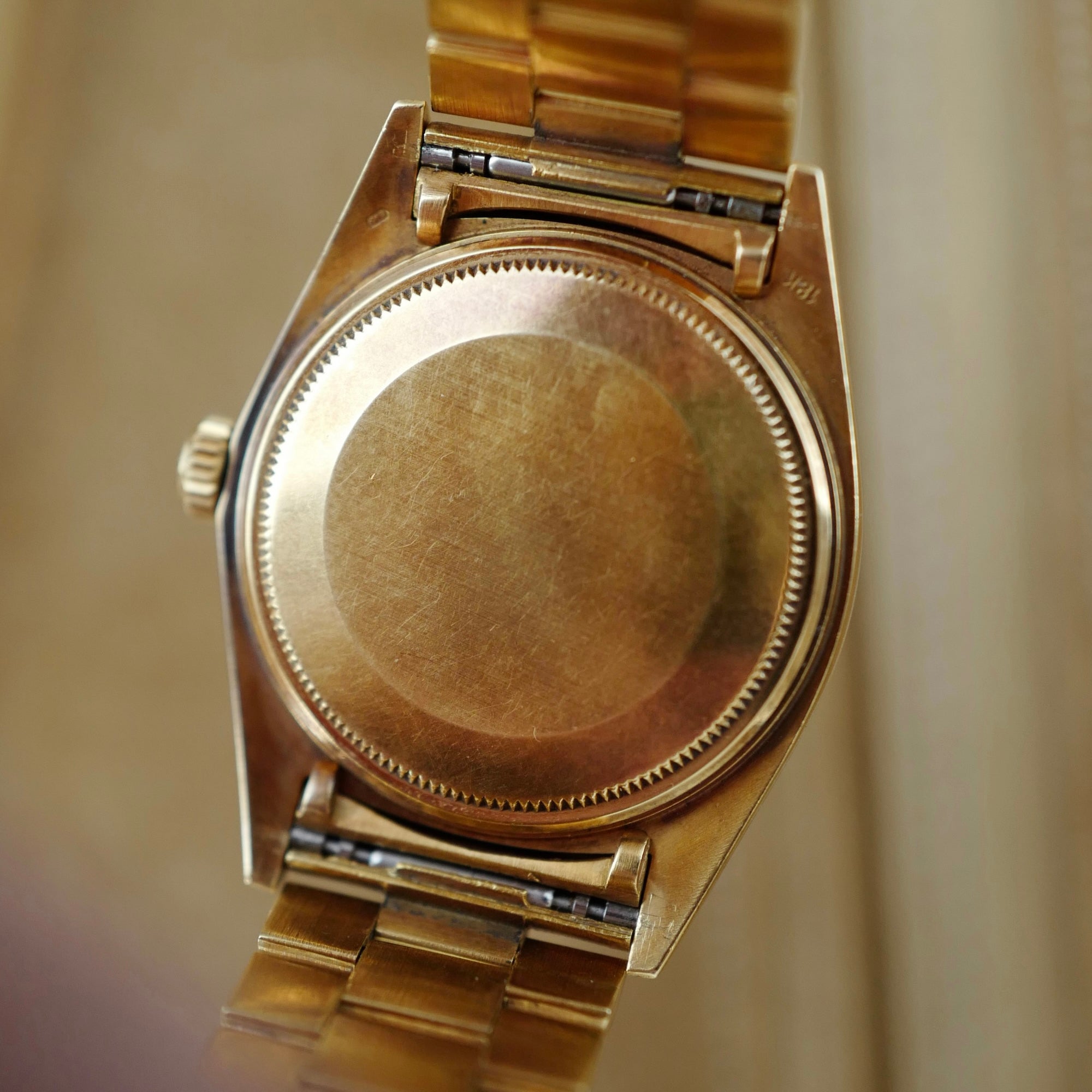 Rolex - Rolex Yellow Gold Day-Date Ref. 1803 with Linen Dial and Patina (New Arrival) - The Keystone Watches