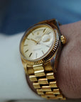 Rolex - Rolex Yellow Gold Day-Date Ref. 1803 with Linen Dial and Patina (New Arrival) - The Keystone Watches