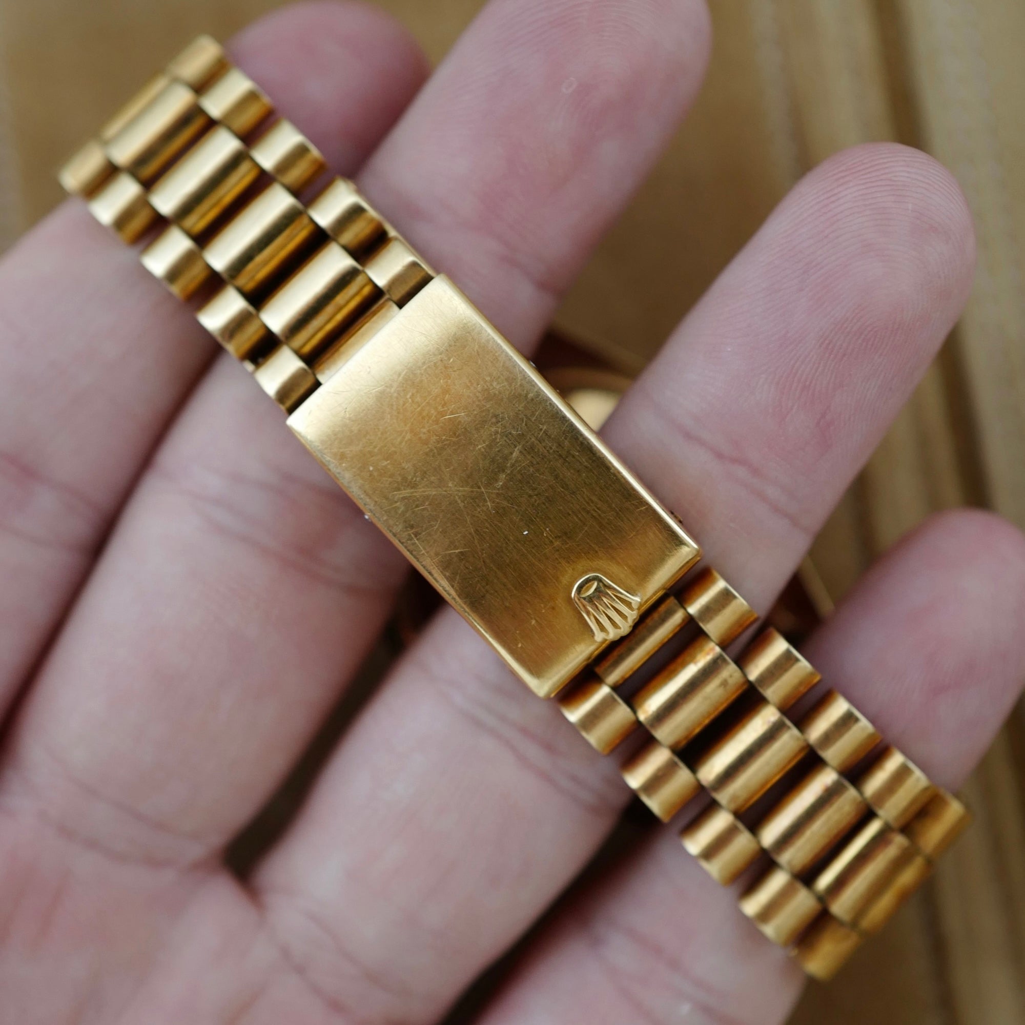 Rolex - Rolex Yellow Gold Day-Date Ref. 1803 with Linen Dial and Patina (New Arrival) - The Keystone Watches