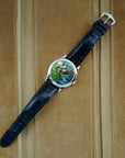 Patek Philippe Platinum Handcraft Calatrava Ref. 5077P with Peacock or Pheasant Dial