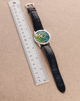 Patek Philippe Platinum Handcraft Calatrava Ref. 5077P with Peacock or Pheasant Dial