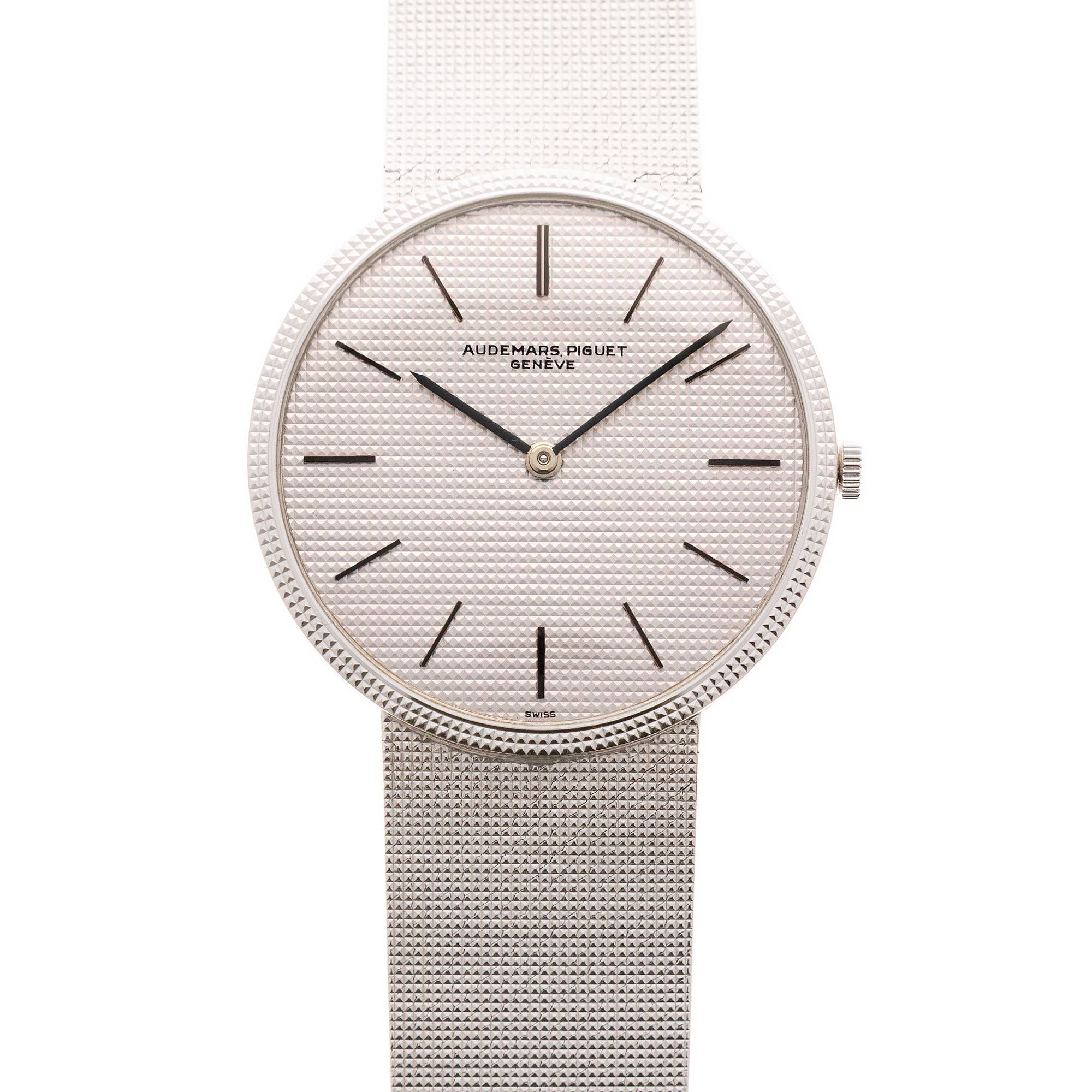 Audemars Piguet - Audemars Piguet White Gold Round Watch Ref. 5266 - The Keystone Watches