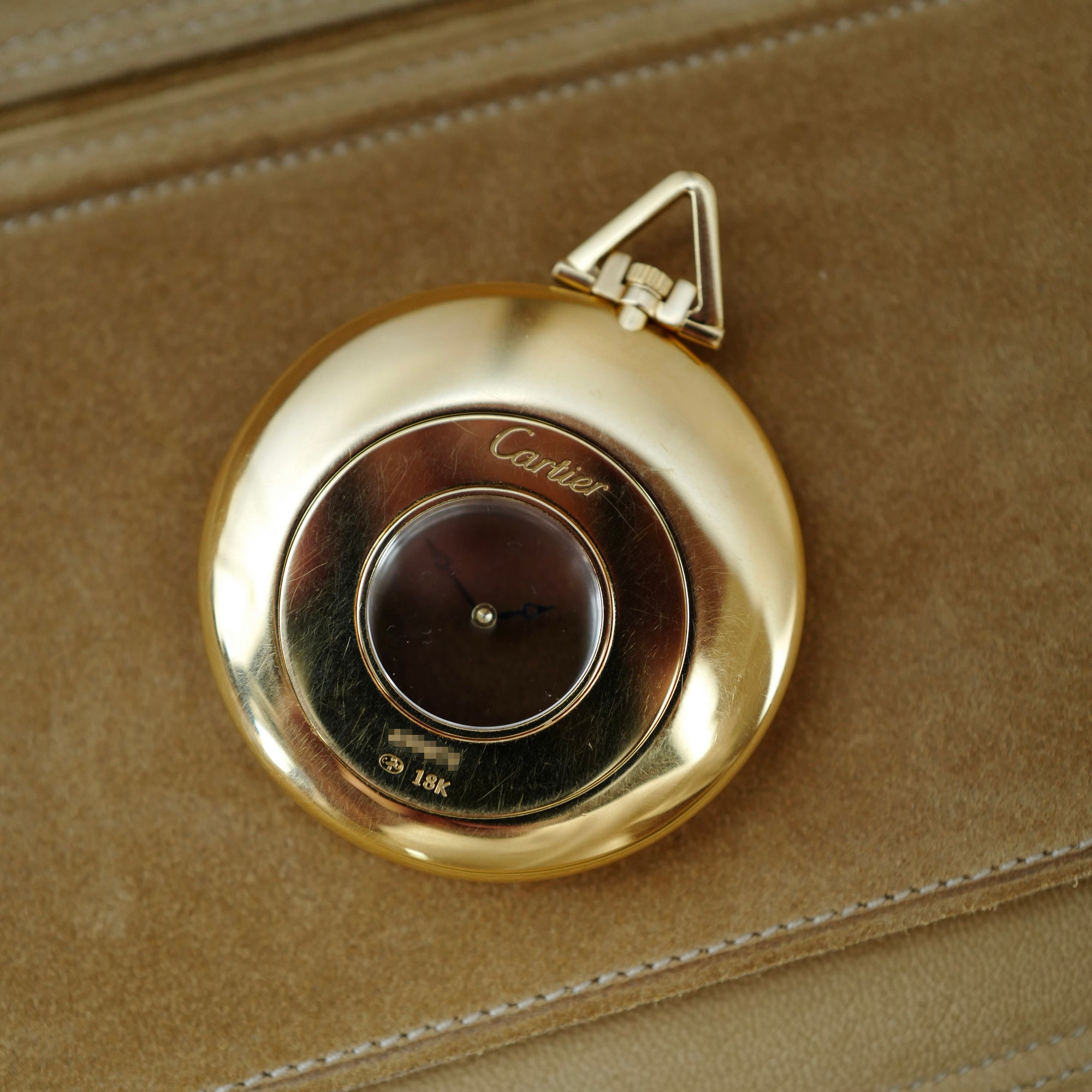 Cartier Yellow Gold Mystery Pocket Watch