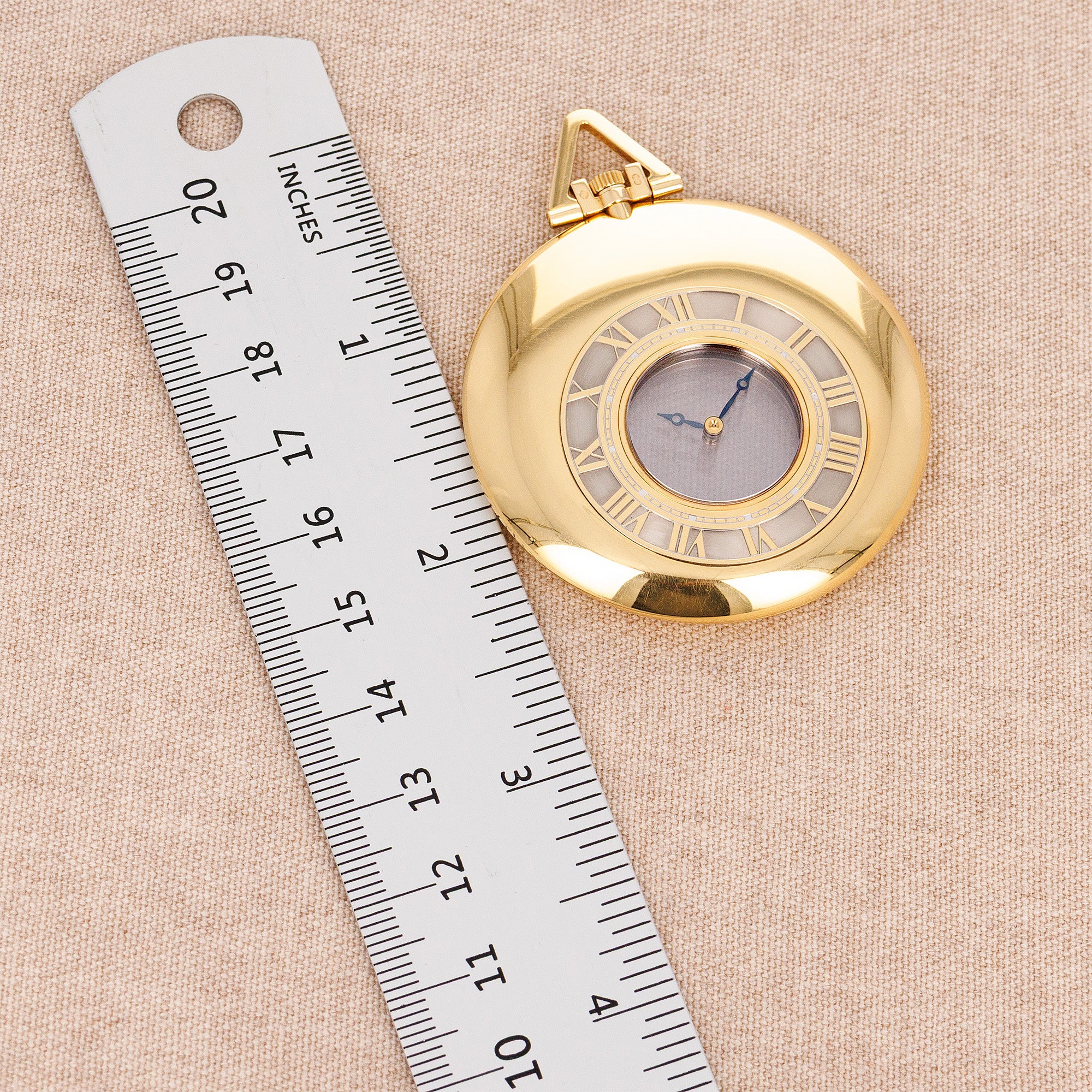 Cartier Yellow Gold Mystery Pocket Watch