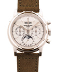 Patek Philippe - Patek Philippe White Gold Perpetual Calendar Chronograph Ref. 3970 (New Arrival) - The Keystone Watches