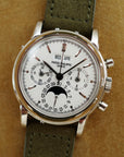 Patek Philippe - Patek Philippe White Gold Perpetual Calendar Chronograph Ref. 3970 (New Arrival) - The Keystone Watches