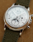Patek Philippe - Patek Philippe White Gold Perpetual Calendar Chronograph Ref. 3970 (New Arrival) - The Keystone Watches