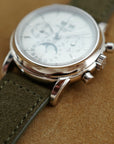 Patek Philippe - Patek Philippe White Gold Perpetual Calendar Chronograph Ref. 3970 (New Arrival) - The Keystone Watches