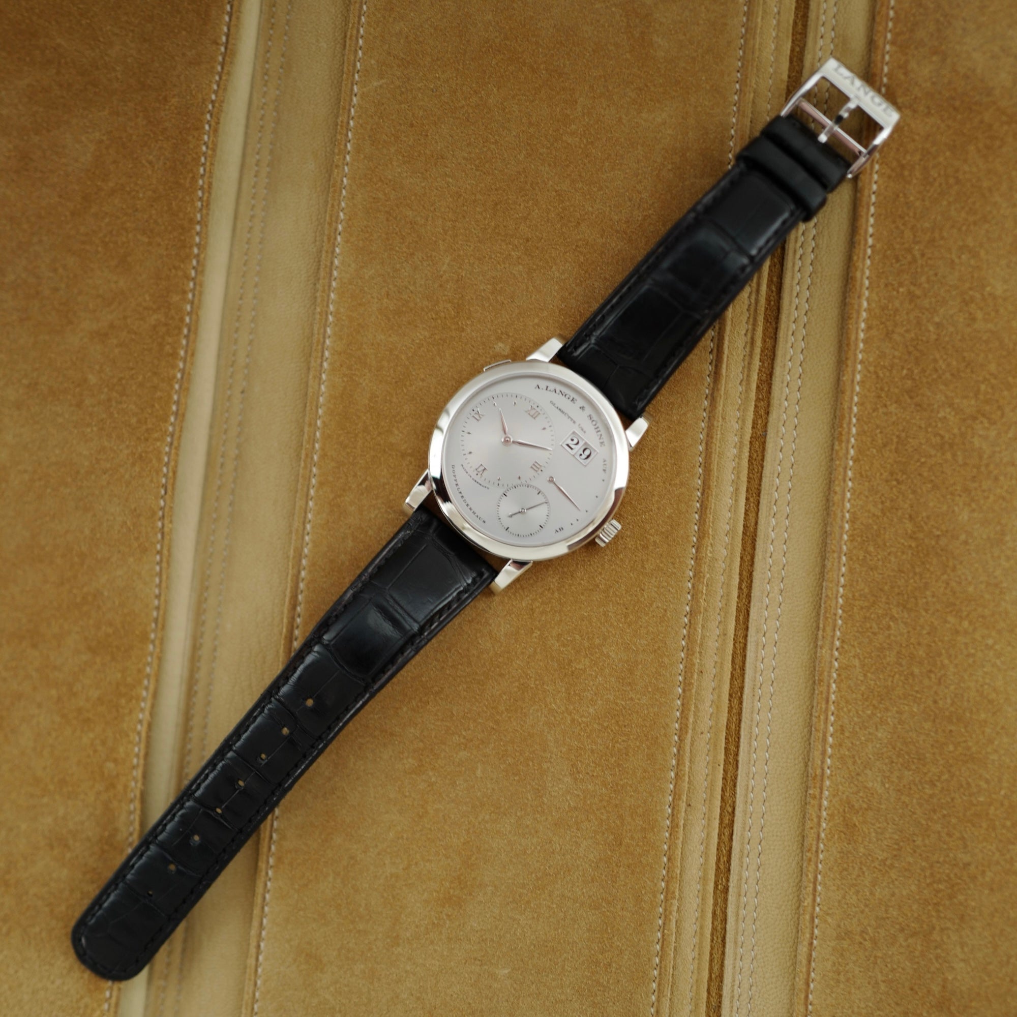 A. Lange & Sohne - A Lange and Sohne Platinum Lange 1 Ref. 101.025 - The Keystone Watches