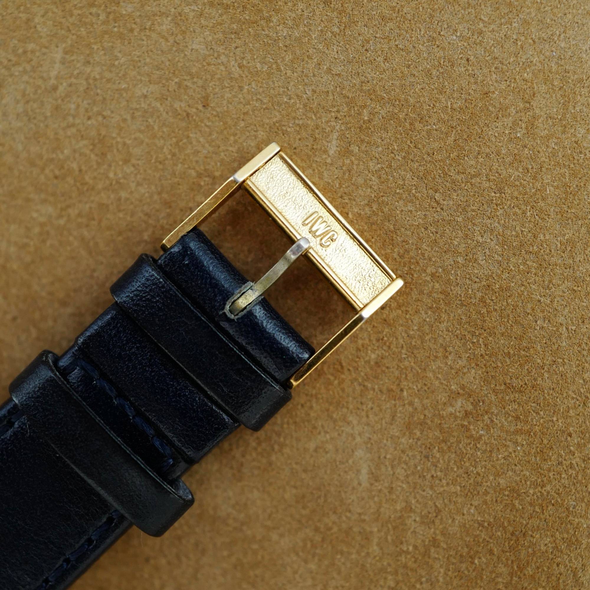 IWC Yellow Gold, Onyx, Coral and Diamond Vintage Watch