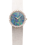 Vacheron Constantin White Gold Bracelet Watch with Diamonds and Opal Dial