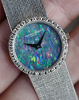 Vacheron Constantin White Gold Bracelet Watch with Diamonds and Opal Dial